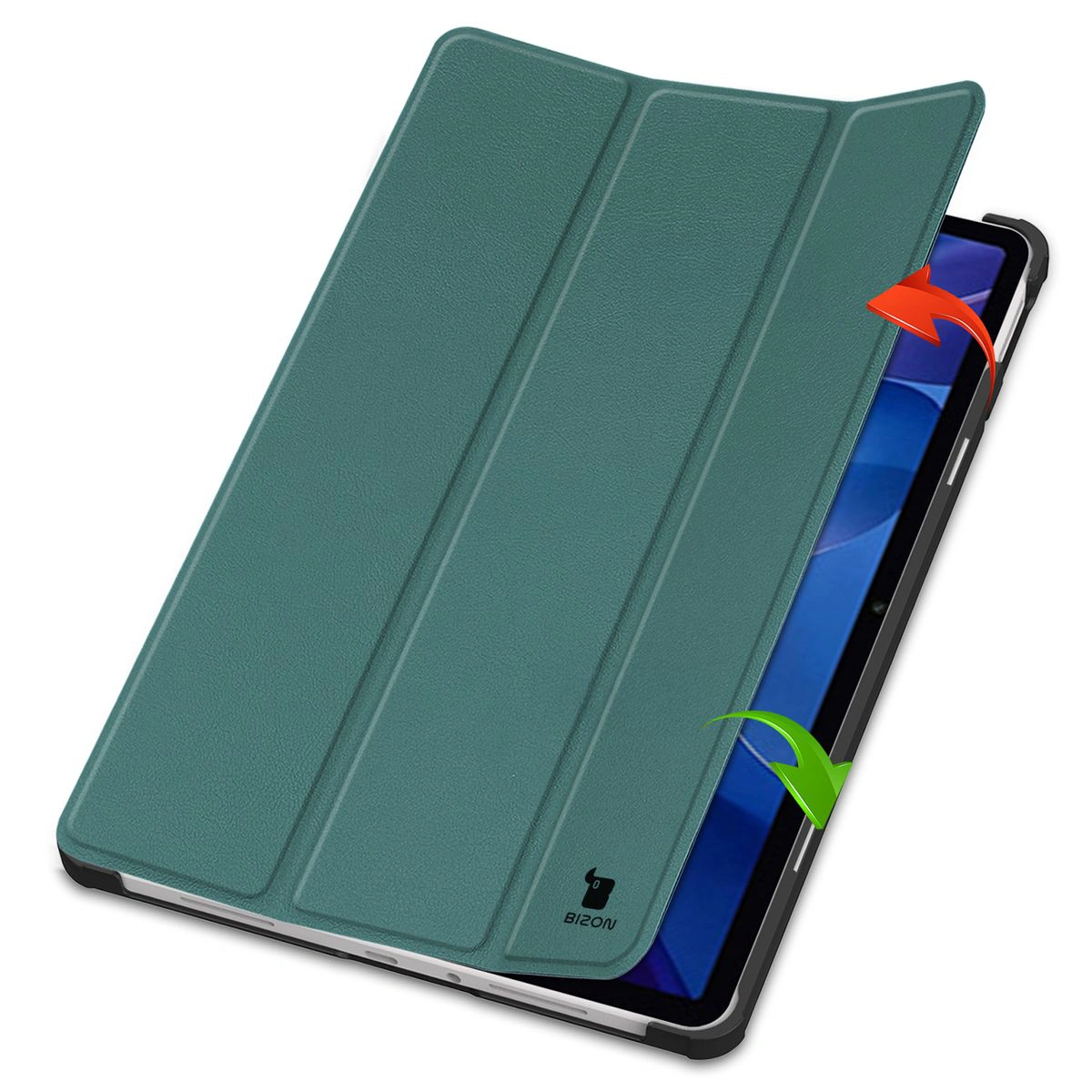 Etui z klapką Bizon Case Tab Croc od frontu do Xiaomi Redmi Pad 2