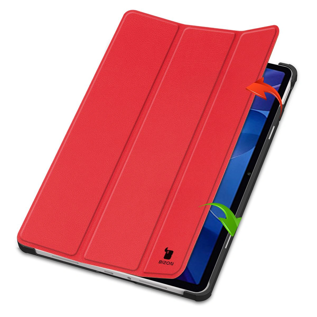 Etui z klapką Bizon Case Tab Croc od frontu do Xiaomi Redmi Pad 2