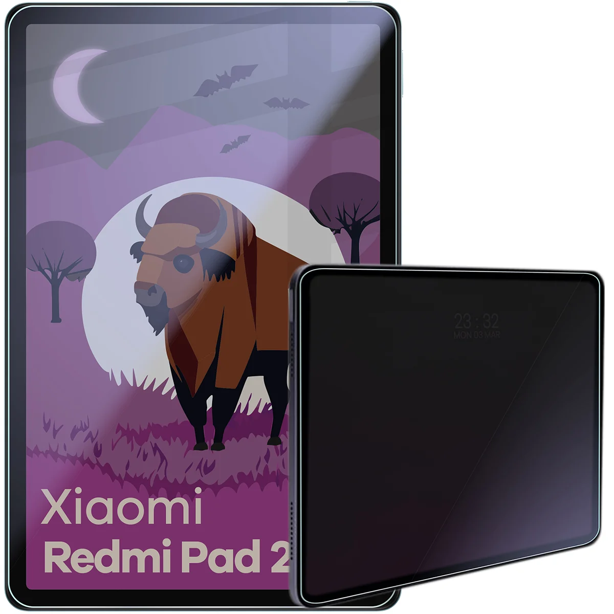 Szkło hybrydowe prywatyzujące Bizon Tab Hybrid Shadow do Xiaomi Redmi Pad 2 9.7