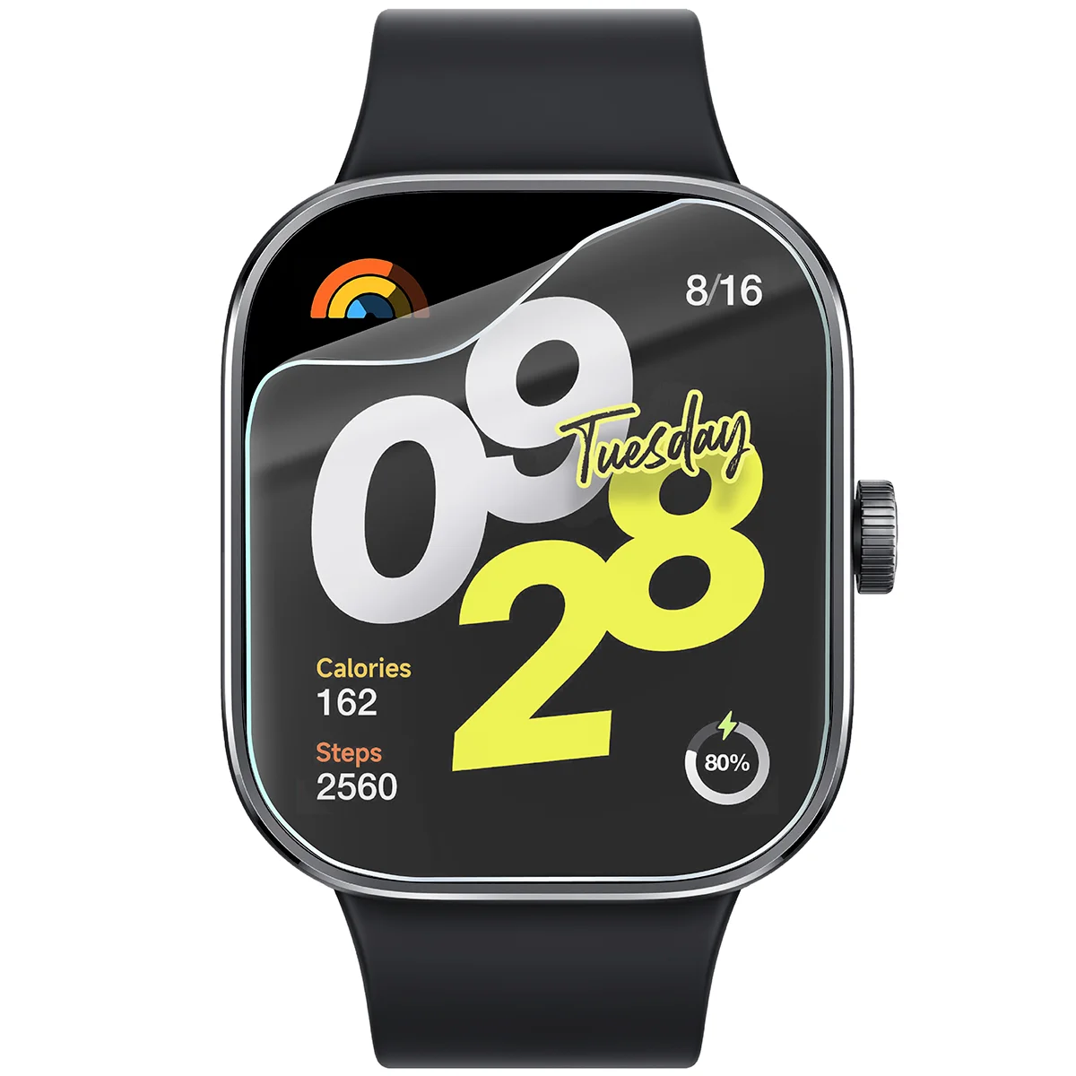 Folia hydrożelowa Bizon Watch Film HydroFlex do Xiaomi Redmi Watch 4 na zegarku