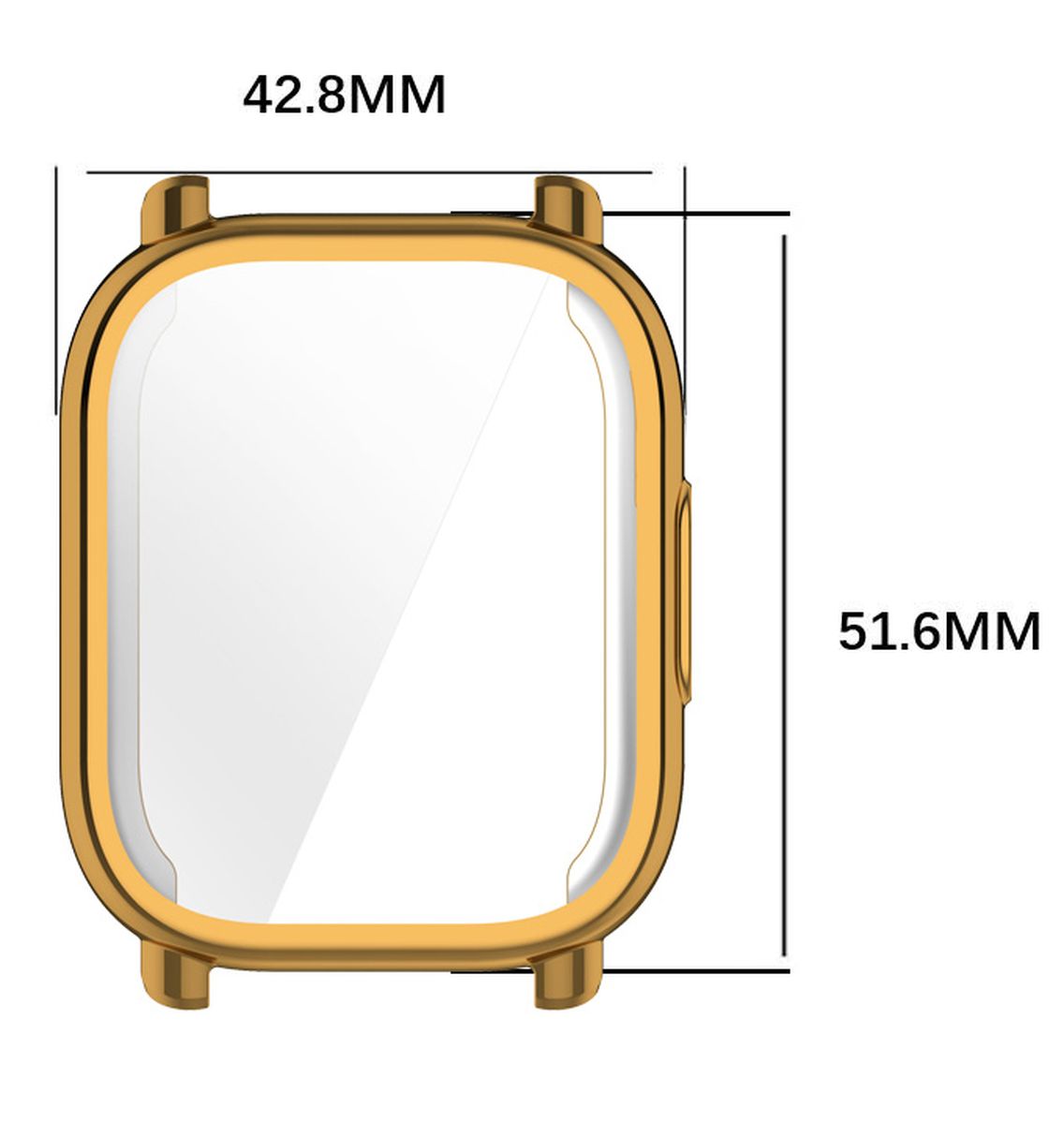 Bizon Case Watch Felipe tok Xiaomi Redmi Watch 5 Active számára