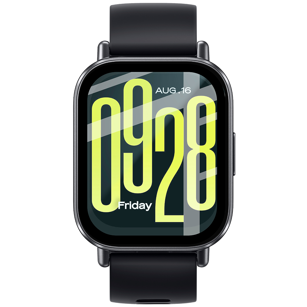 Hybrid glass with a black frame perfectly fitted to Xiaomi Redmi Watch 5 Active