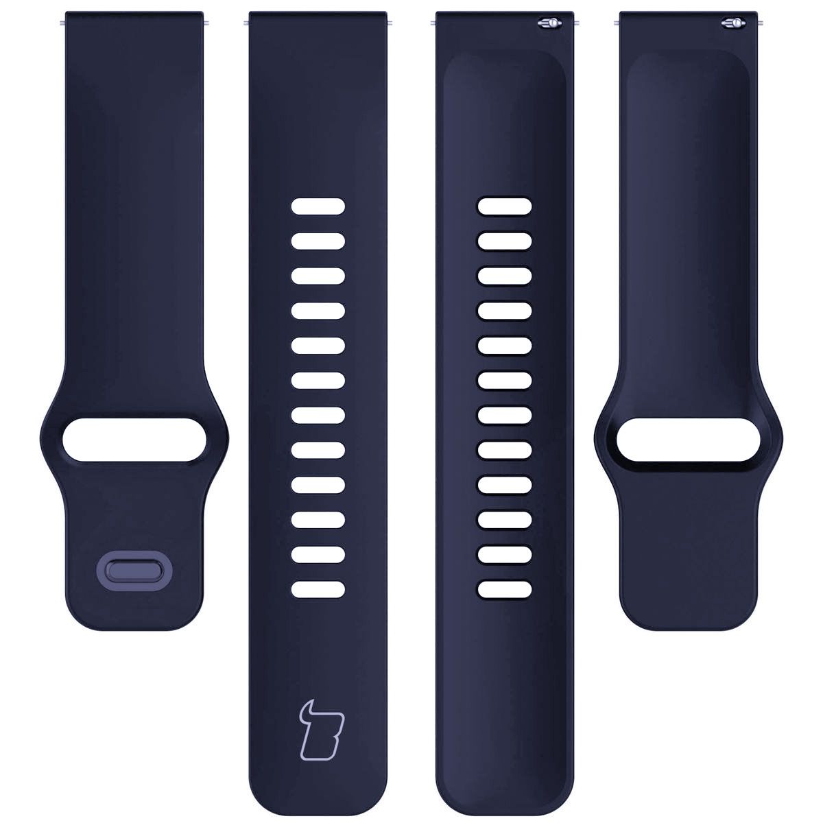 Metal clips of the Bizon Strap Watch Silicone