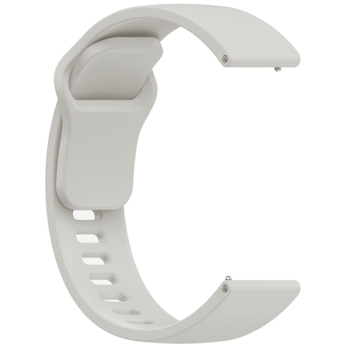 Silikonový řemínek Bizon Strap Watch Silicone zobrazen zezadu