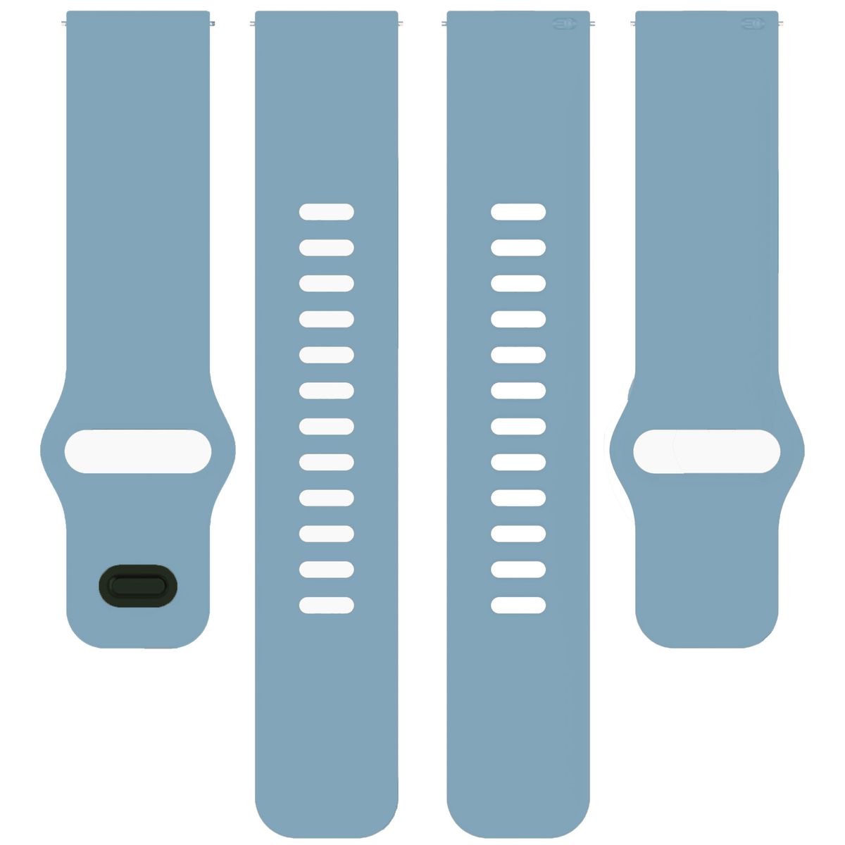 Metal fastenings of the Bison Strap Watch Silicone