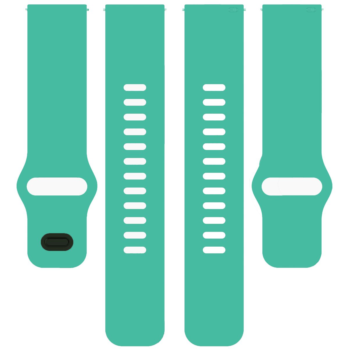 Metal fittings of the Bizon Strap Watch Silicone