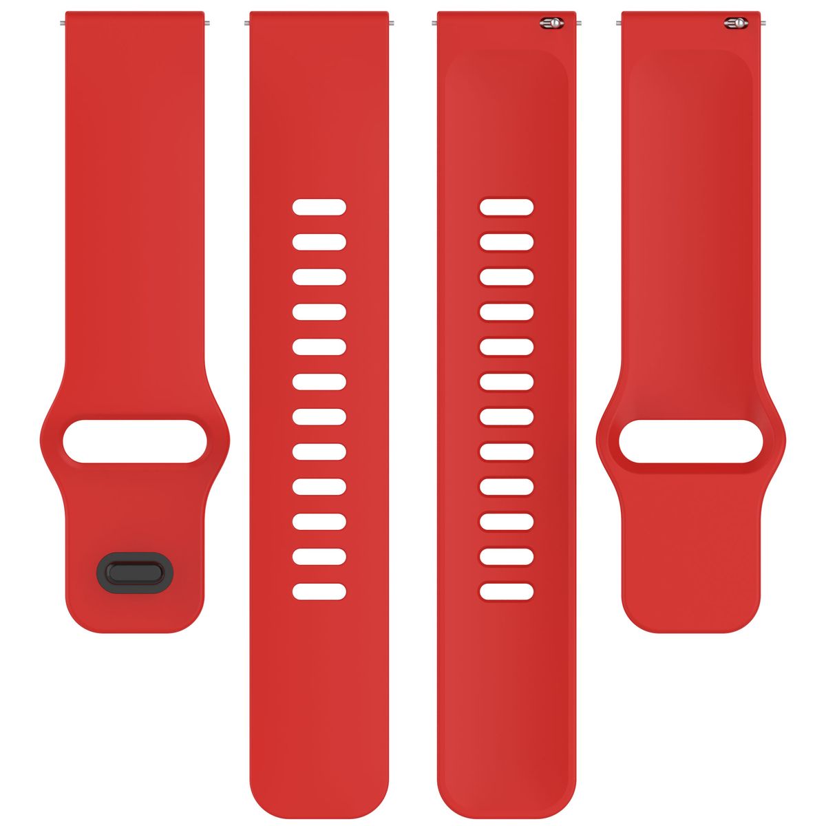 Metal clasps of the silicone strap Bizon Strap Watch Silicone