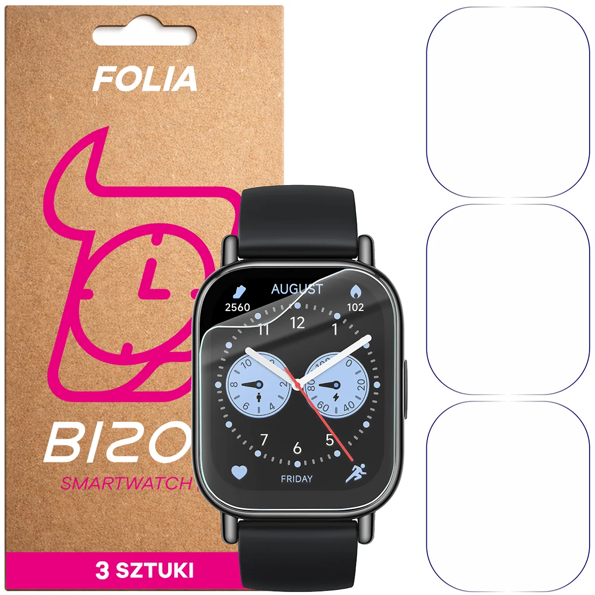 Folia hydrożelowa Bizon Watch Film HydroFlex dla Xiaomi Redmi Watch 5 Lite