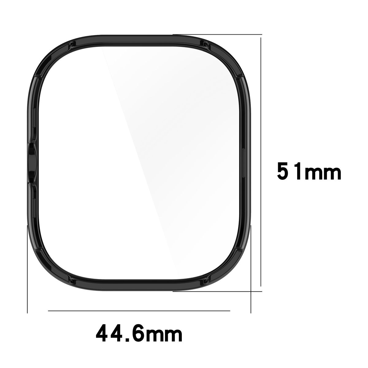 Gehäuse mit Glas Bizon Case+Glass Set von vorne dargestellt