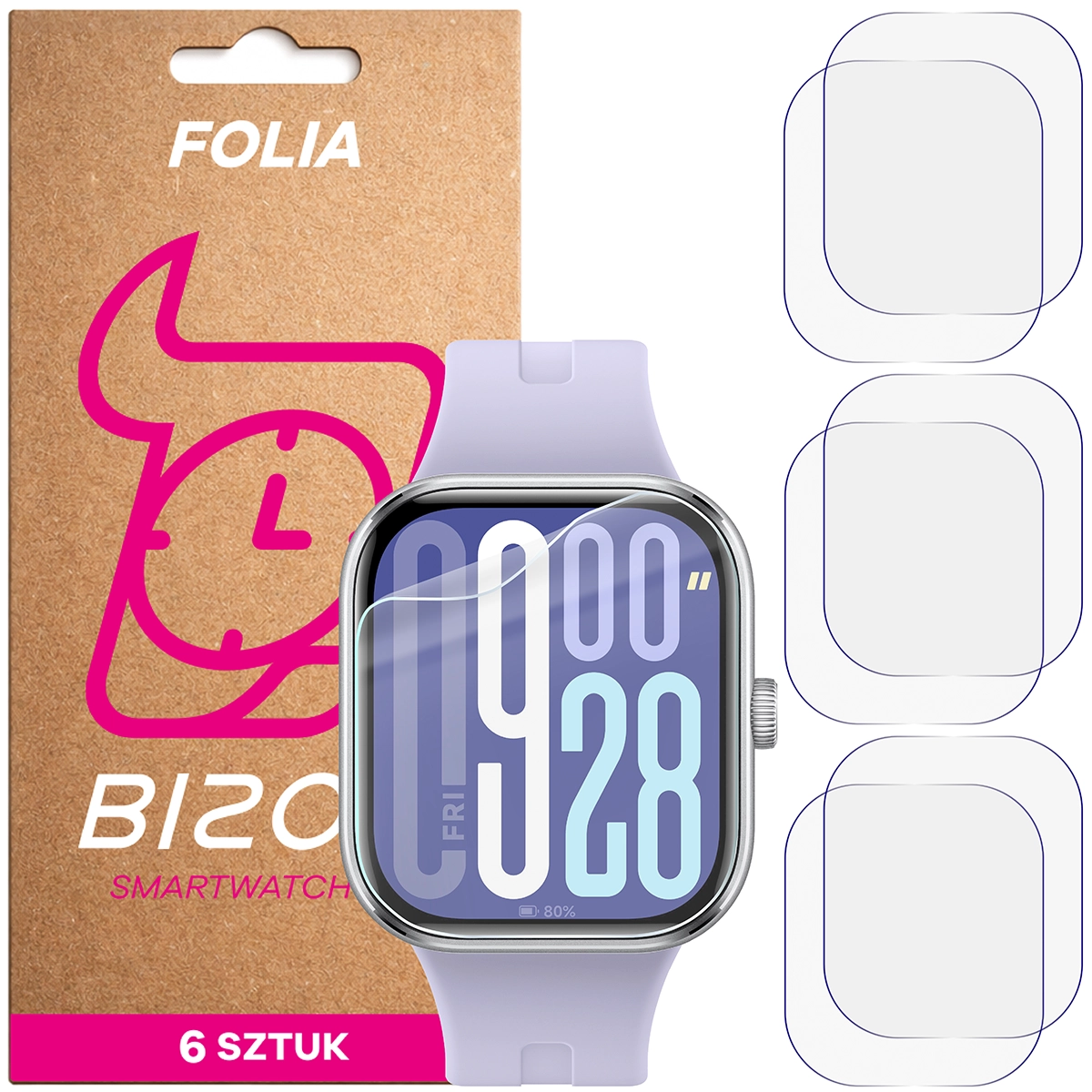 Bizon Watch Film HydroFlex hydrogel film for Xiaomi Redmi Watch 5