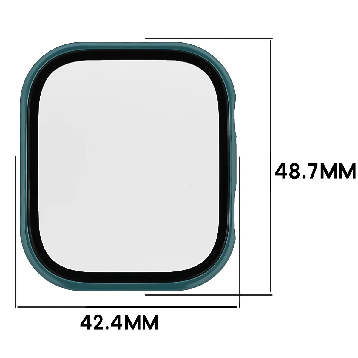 Dimensions of Bizon Case Watch Adamo for Xiaomi Redmi Watch 6