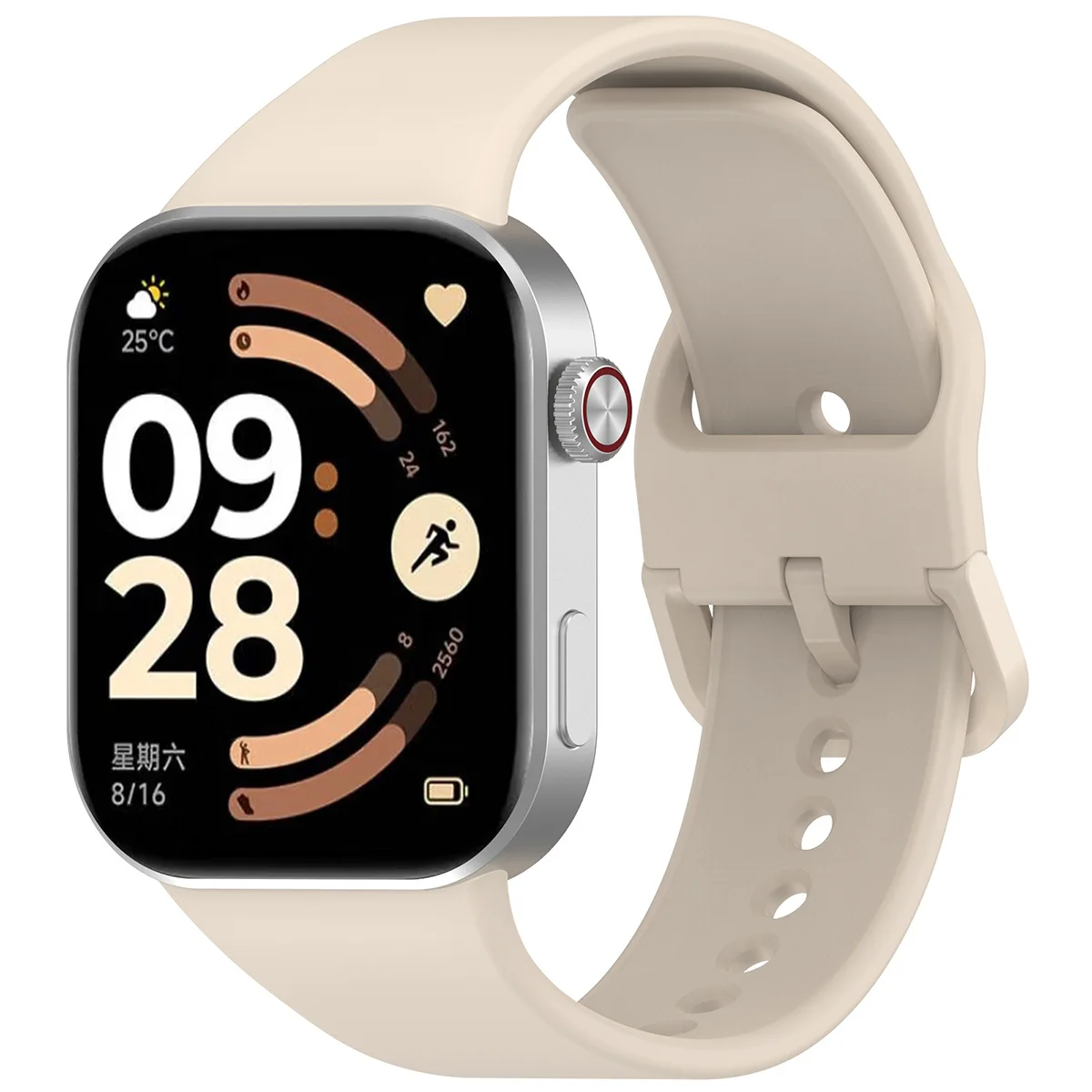 Silicone strap Bizon Strap Watch Silicone for Xiaomi Redmi Watch 6 / Xiaomi Redmi Watch 5 / Xiaomi Redmi Watch 4 / Xiaomi Smart Band 10 Pro / Xiaomi Smart Band 9 Pro / Xiaomi Smart Band 8 Pro
