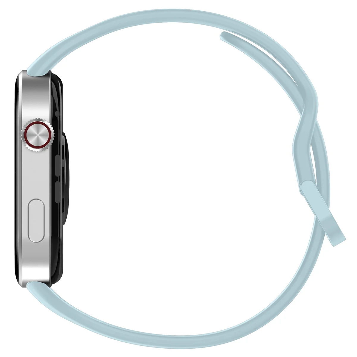 Silikonowy pasek Bizon Strap Watch Silicone ukazane od tyłu
