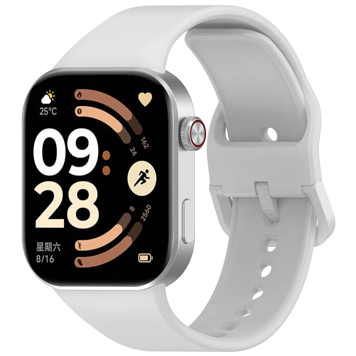 Silikonowy pasek Bizon Strap Watch Silicone do Xiaomi Redmi Watch 6 / Xiaomi Redmi Watch 5 / Xiaomi Redmi Watch 4 / Xiaomi Smart Band 10 Pro / Xiaomi Smart Band 9 Pro / Xiaomi Smart Band 8 Pro