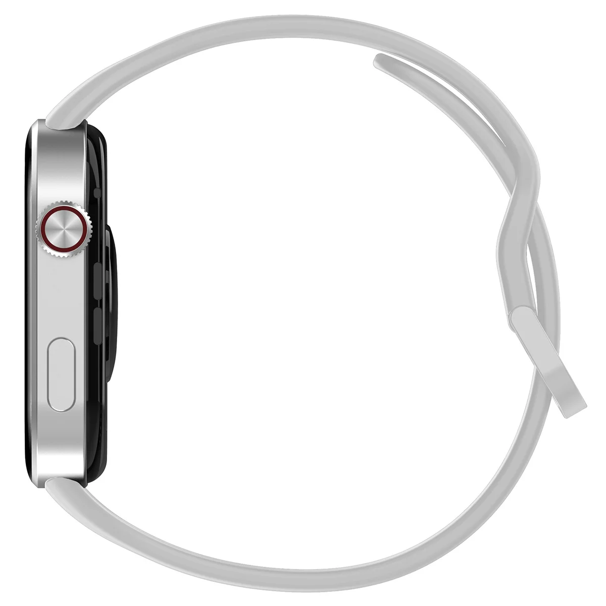 Silikonowy pasek Bizon Strap Watch Silicone ukazane od tyłu