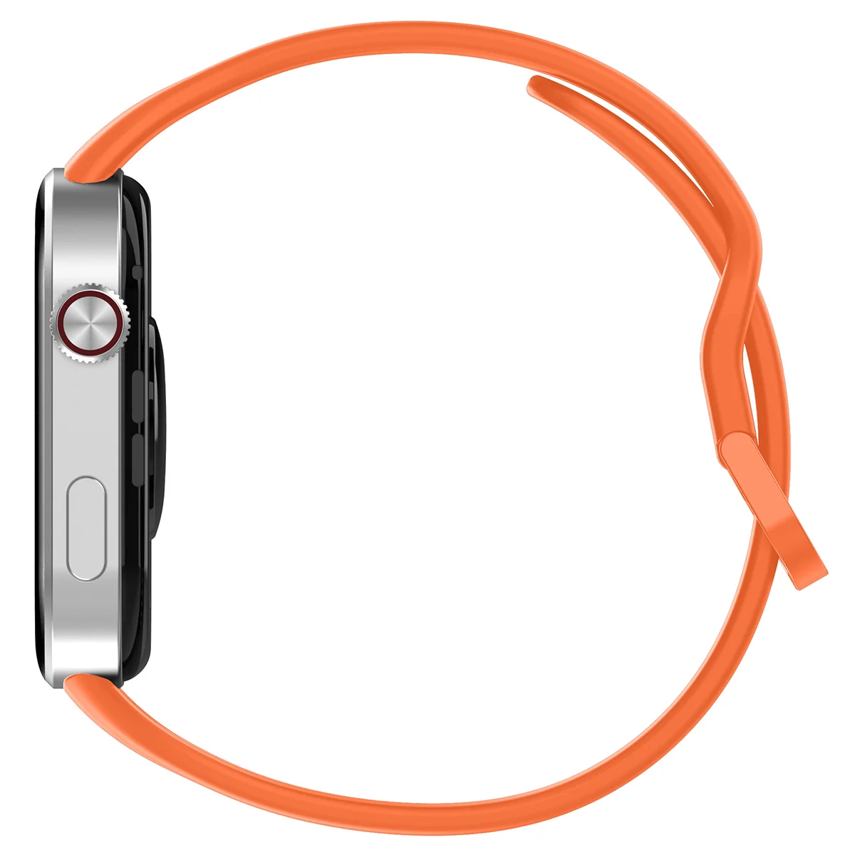 Silikonowy pasek Bizon Strap Watch Silicone ukazane od tyłu