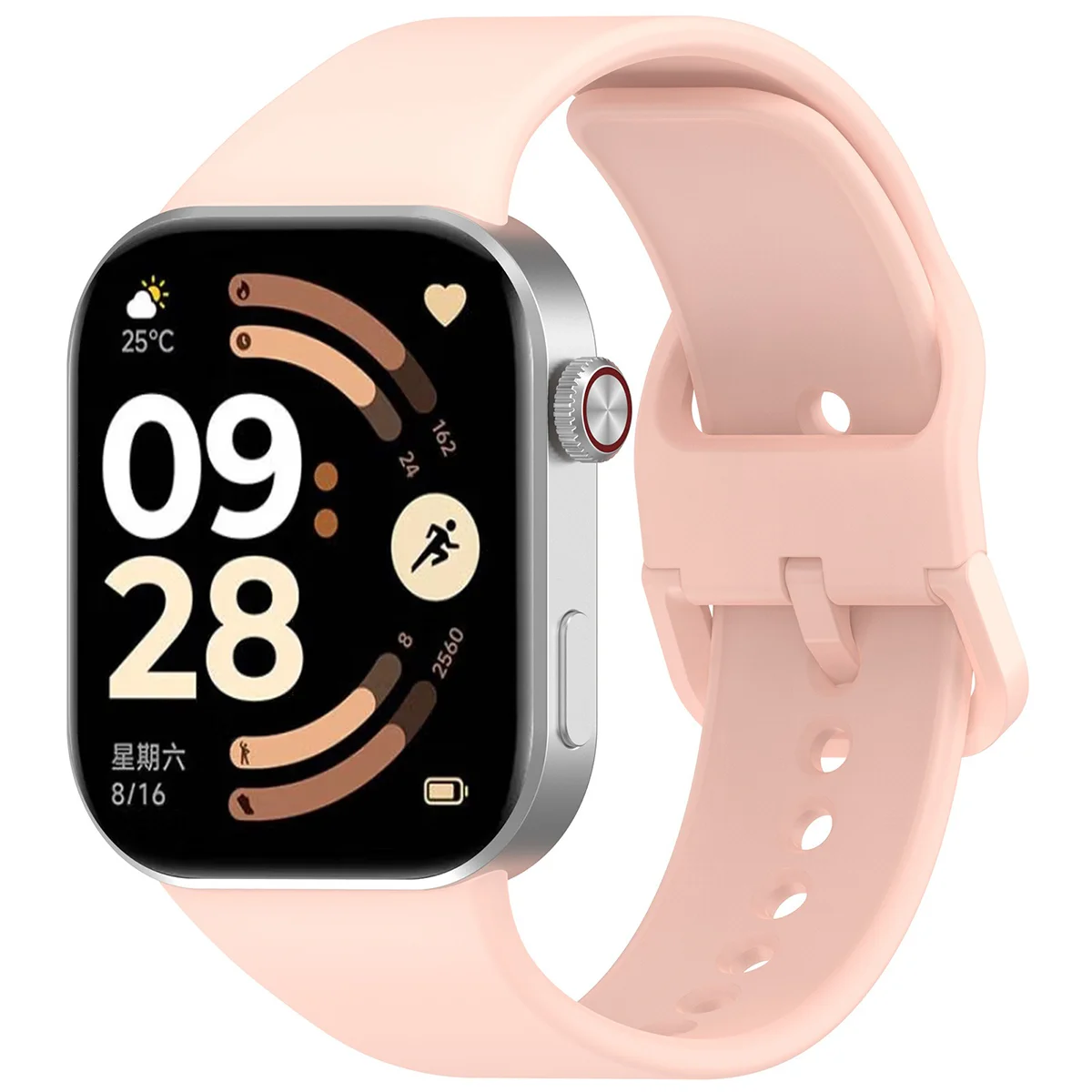 Silikonowy pasek Bizon Strap Watch Silicone do Xiaomi Redmi Watch 6 / Xiaomi Redmi Watch 5 / Xiaomi Redmi Watch 4 / Xiaomi Smart Band 10 Pro / Xiaomi Smart Band 9 Pro / Xiaomi Smart Band 8 Pro