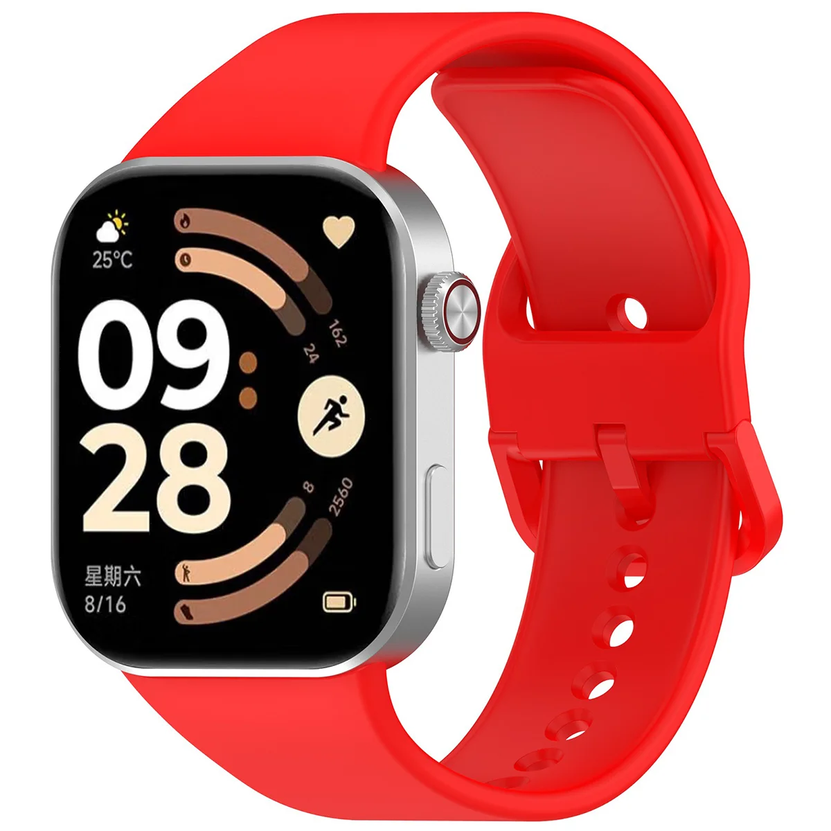 Silikonowy pasek Bizon Strap Watch Silicone do Xiaomi Redmi Watch 6 / Xiaomi Redmi Watch 5 / Xiaomi Redmi Watch 4 / Xiaomi Smart Band 10 Pro / Xiaomi Smart Band 9 Pro / Xiaomi Smart Band 8 Pro