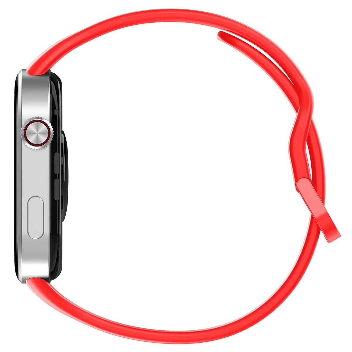 Silikonowy pasek Bizon Strap Watch Silicone ukazane od tyłu