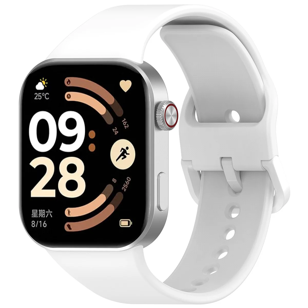 Silikonowy pasek Bizon Strap Watch Silicone do Xiaomi Redmi Watch 6 / Xiaomi Redmi Watch 5 / Xiaomi Redmi Watch 4 / Xiaomi Smart Band 10 Pro / Xiaomi Smart Band 9 Pro / Xiaomi Smart Band 8 Pro