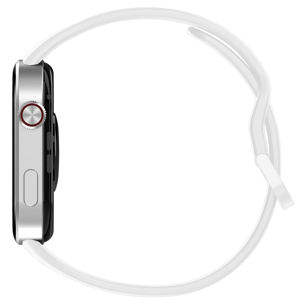 Silikonowy pasek Bizon Strap Watch Silicone ukazane od tyłu