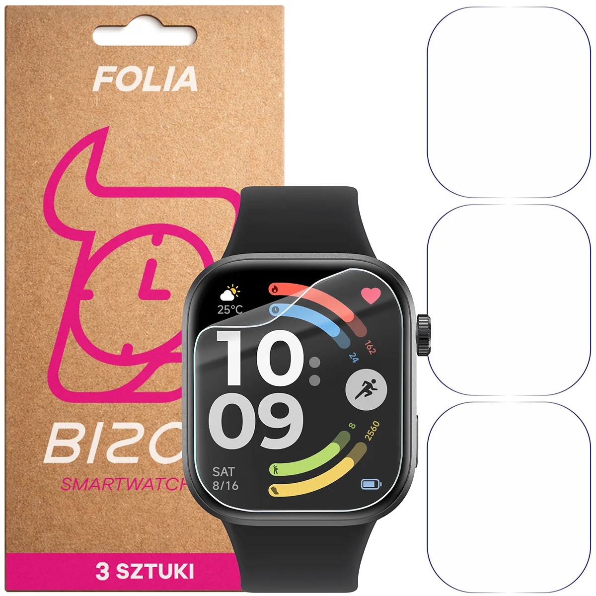 Folia hydrożelowa Bizon Watch Film HydroFlex dla Xiaomi Redmi Watch 6