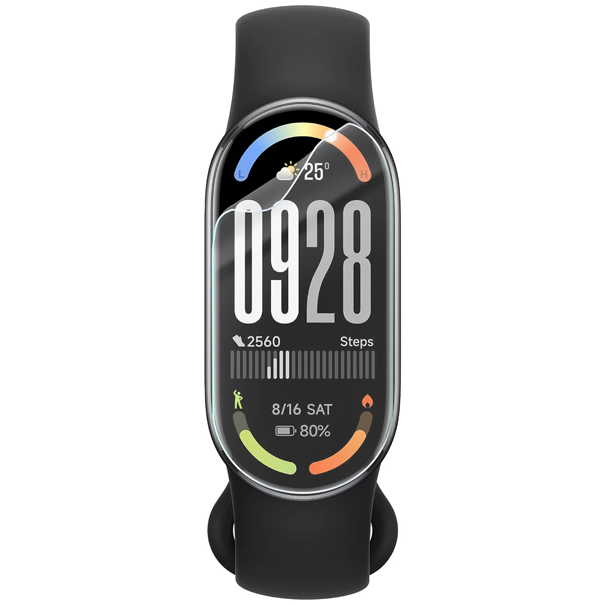 Folia hydrożelowa Bizon Watch Film HydroFlex do Xiaomi Smart Band 10 na zegarku