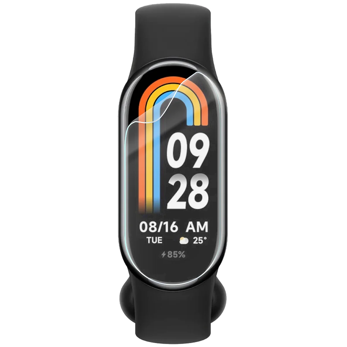 Folia hydrożelowa Bizon Watch Film HydroFlex do Xiaomi Smart Band 8 na zegarku