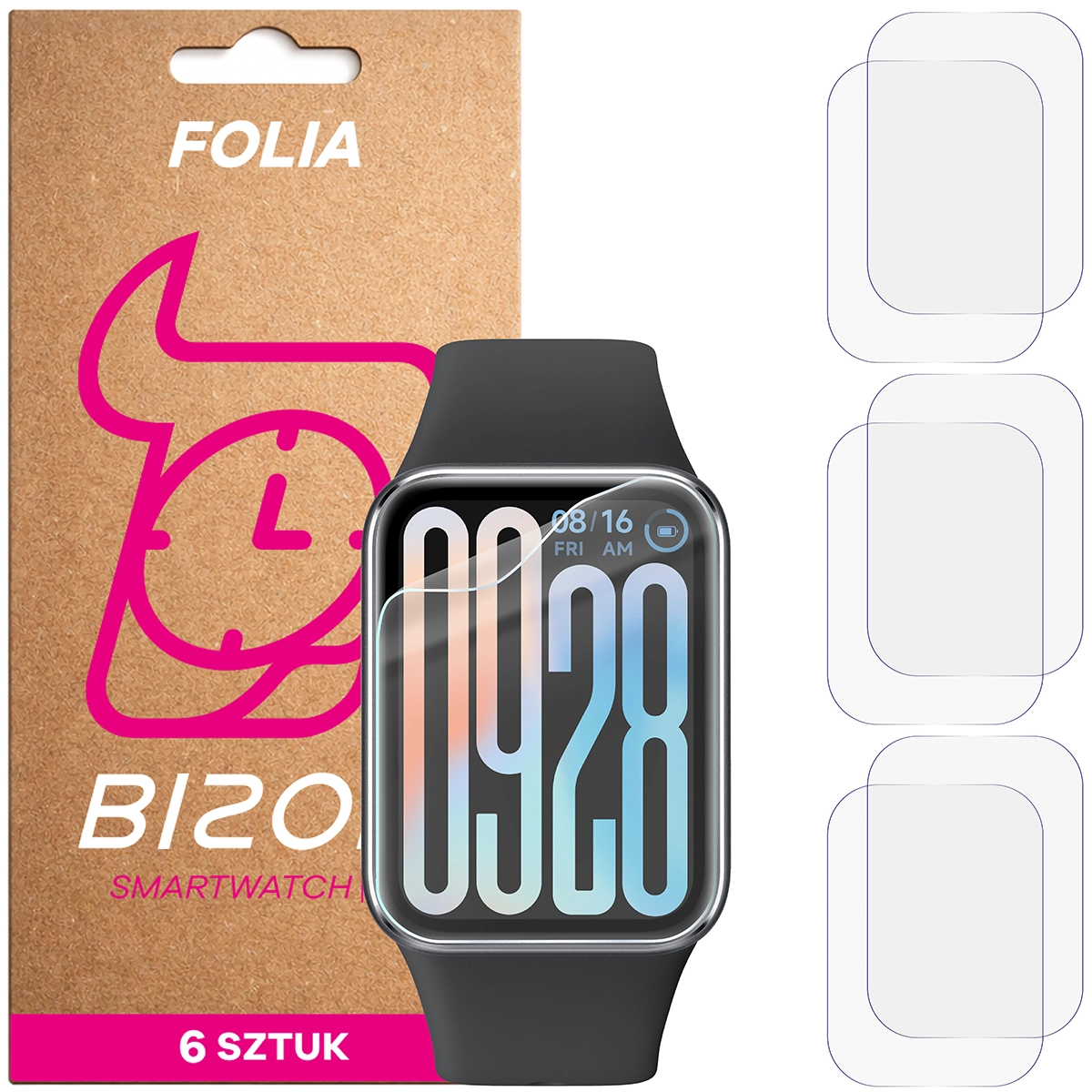 Bison Watch Film HydroFlex hydrogel film for Xiaomi Smart Band 9 Pro