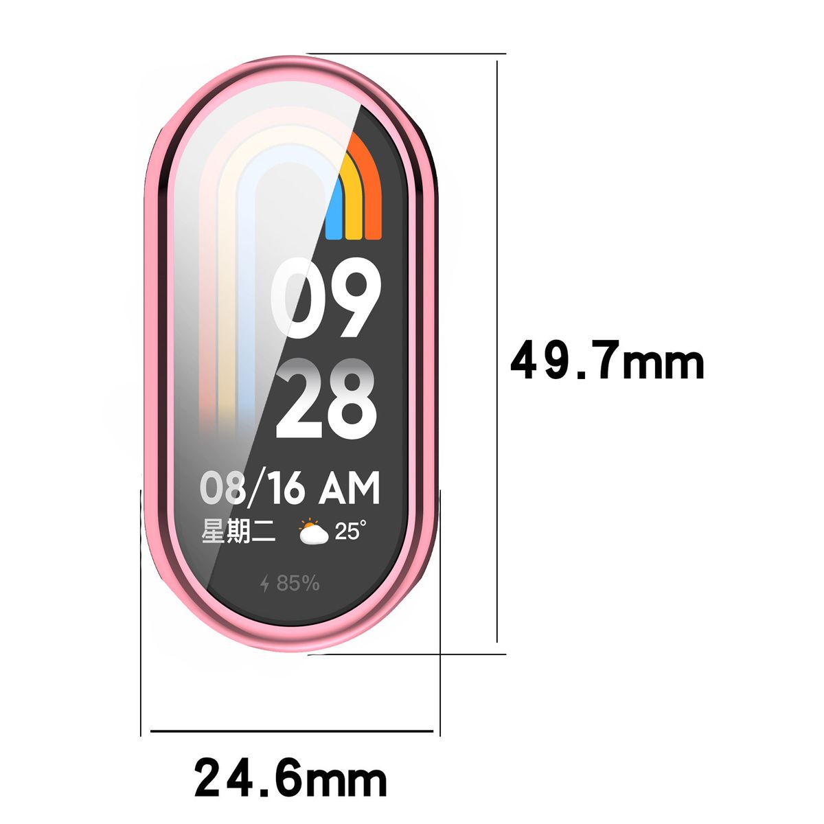 Etui Bizon Case Watch Felipe pentru Xiaomi Smart Band 9