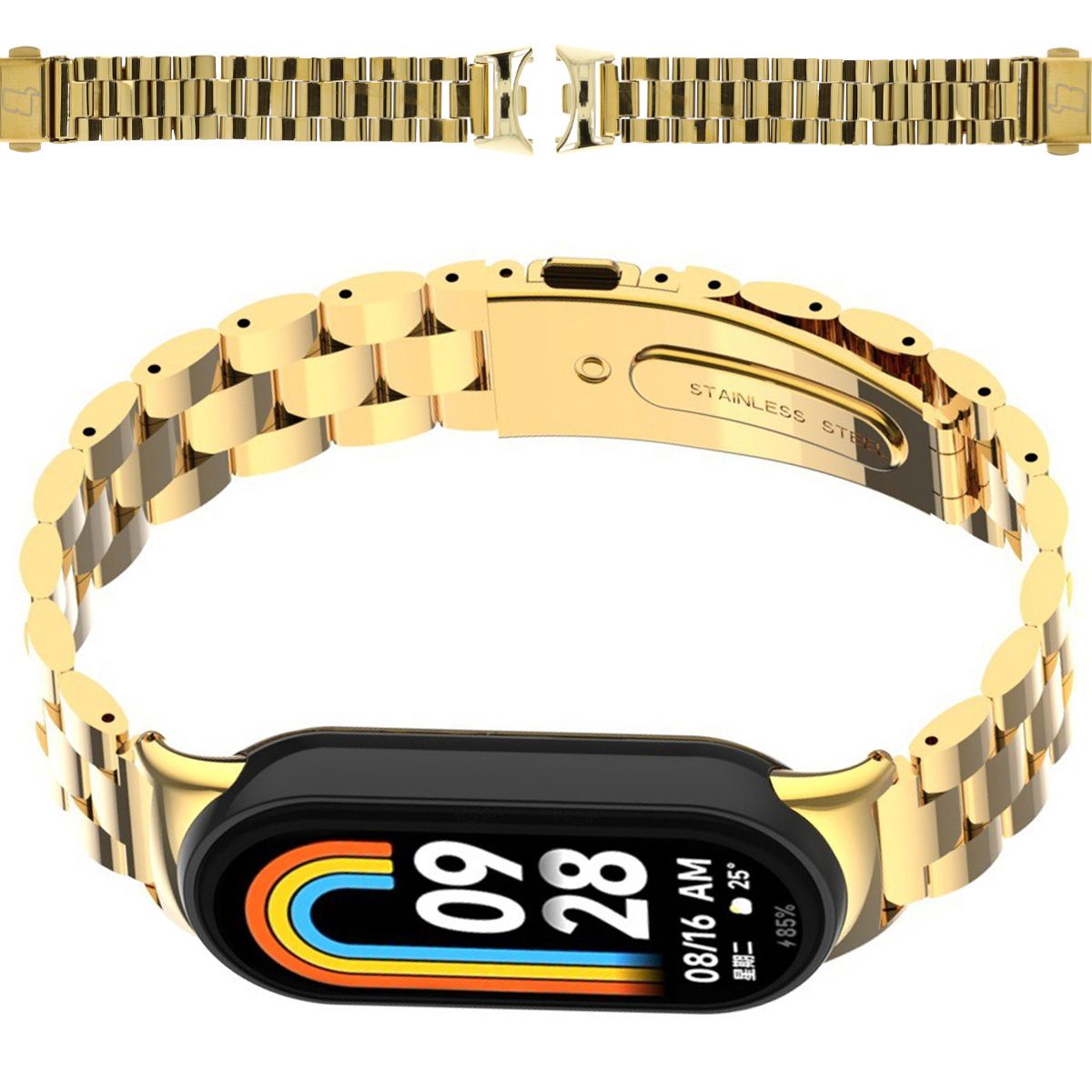 Pasek do zegarka Bizon Strap Watch Aura do Xiaomi Smart Band 9 / Xiaomi Smart Band 9 NFC / Xiaomi Smart Band 8