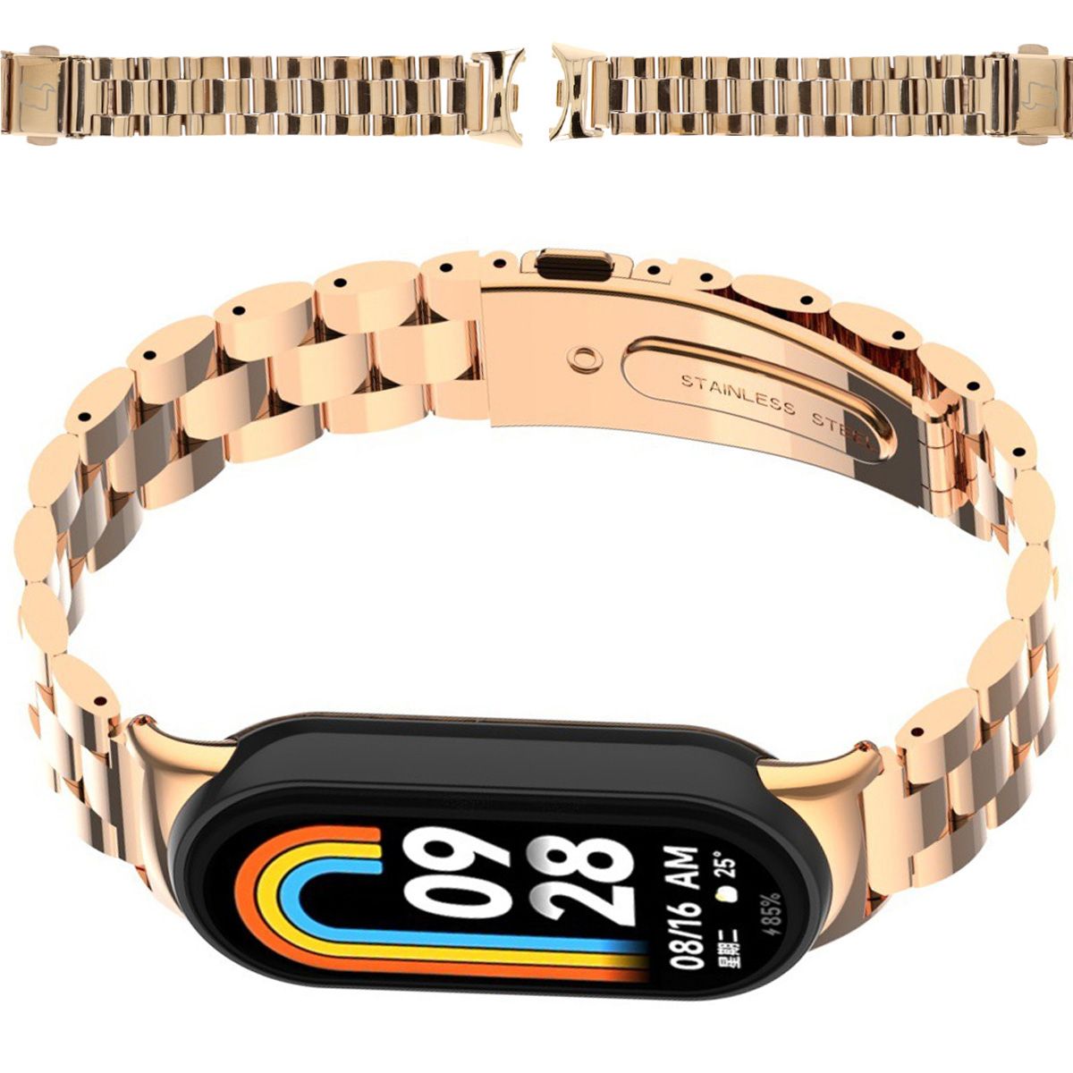Pasek do zegarka Bizon Strap Watch Aura do Xiaomi Smart Band 9 / Xiaomi Smart Band 9 NFC / Xiaomi Smart Band 8