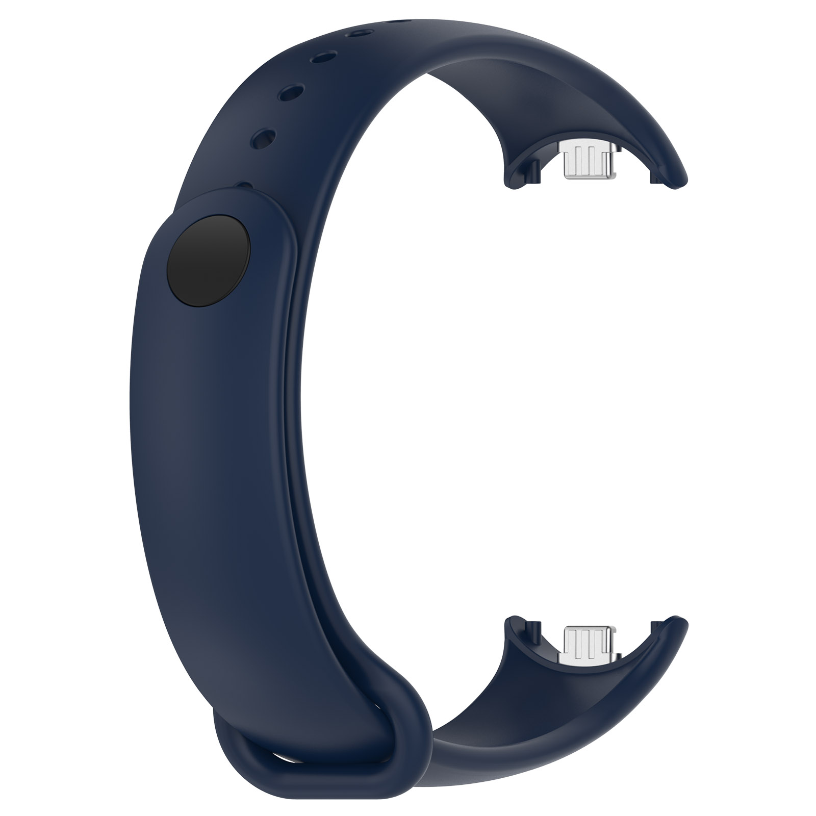 Îmbinările metalice ale brățării din silicon Bizon Strap Watch Silicone