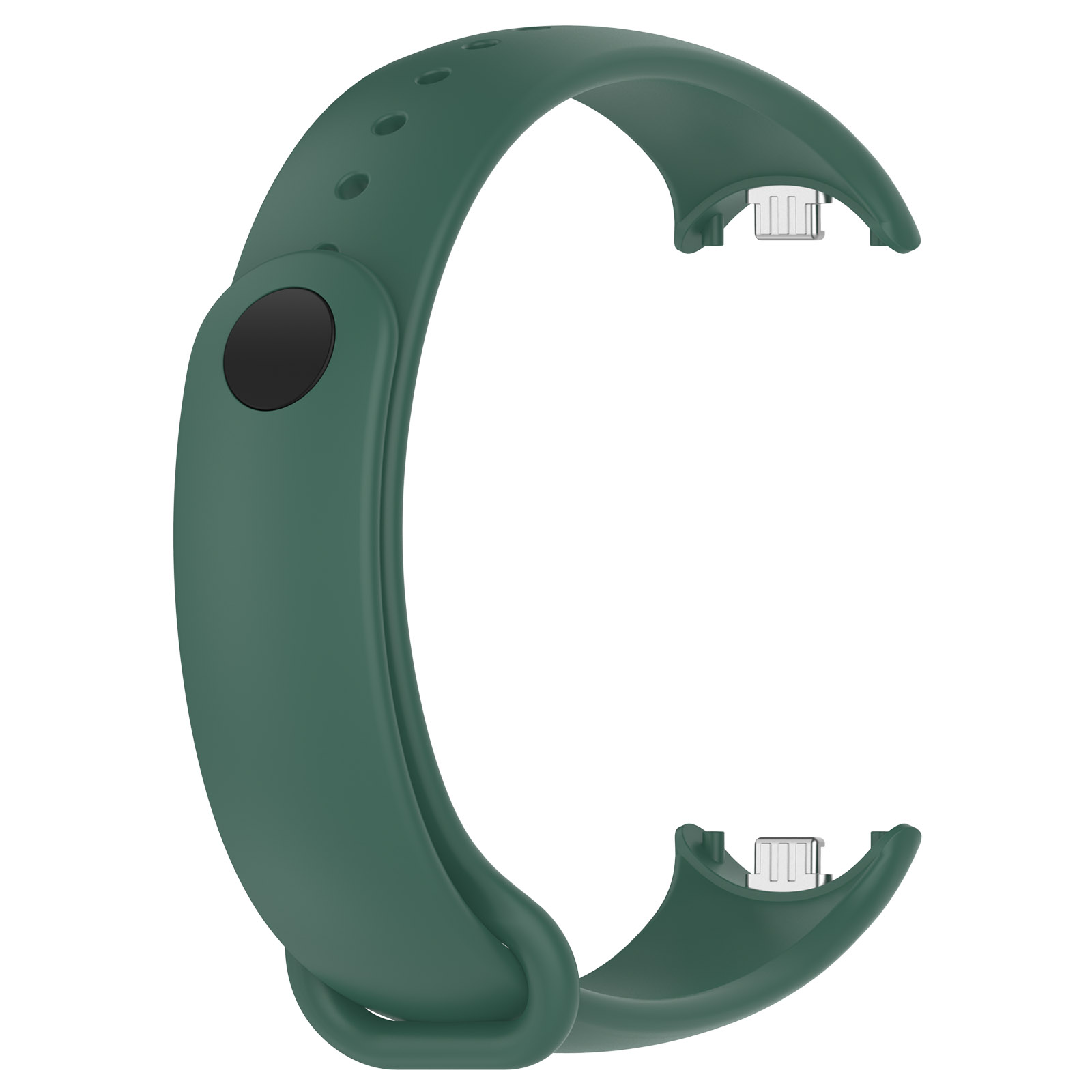 Îmbinările metalice ale brățării din silicon Bizon Strap Watch Silicone