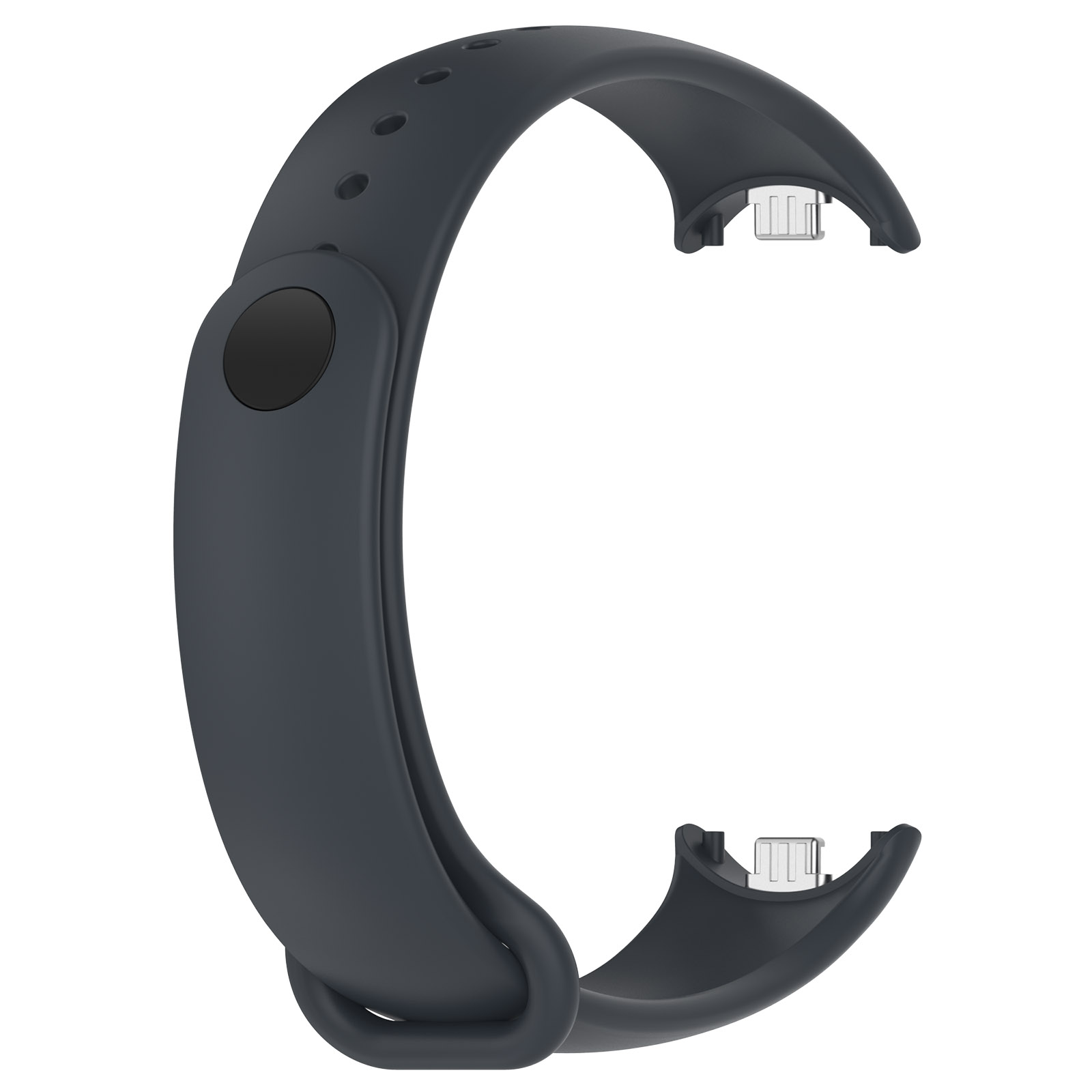 Îmbinările metalice ale brățării din silicon Bizon Strap Watch Silicone