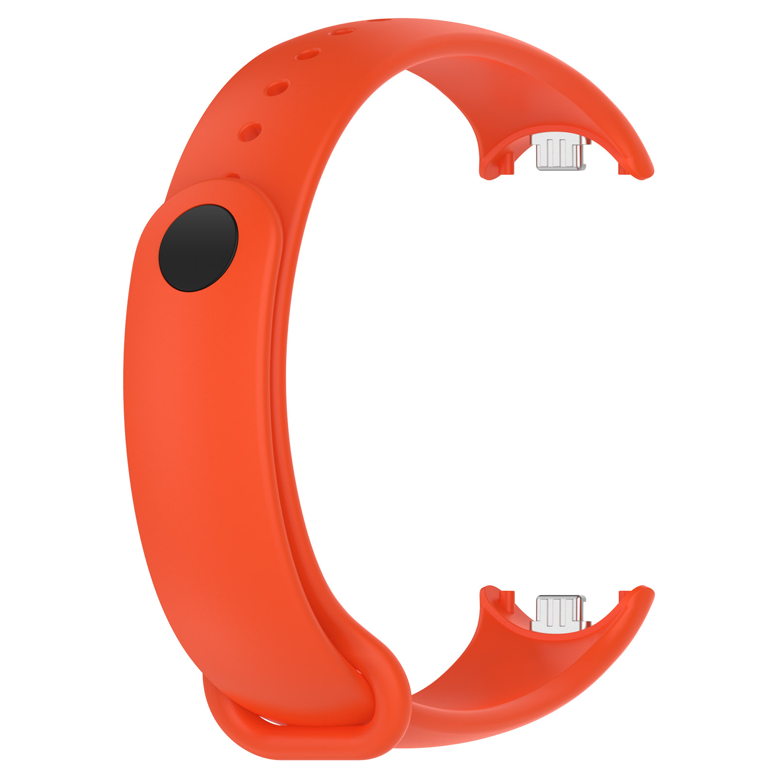 Îmbinările metalice ale brățării din silicon Bizon Strap Watch Silicone