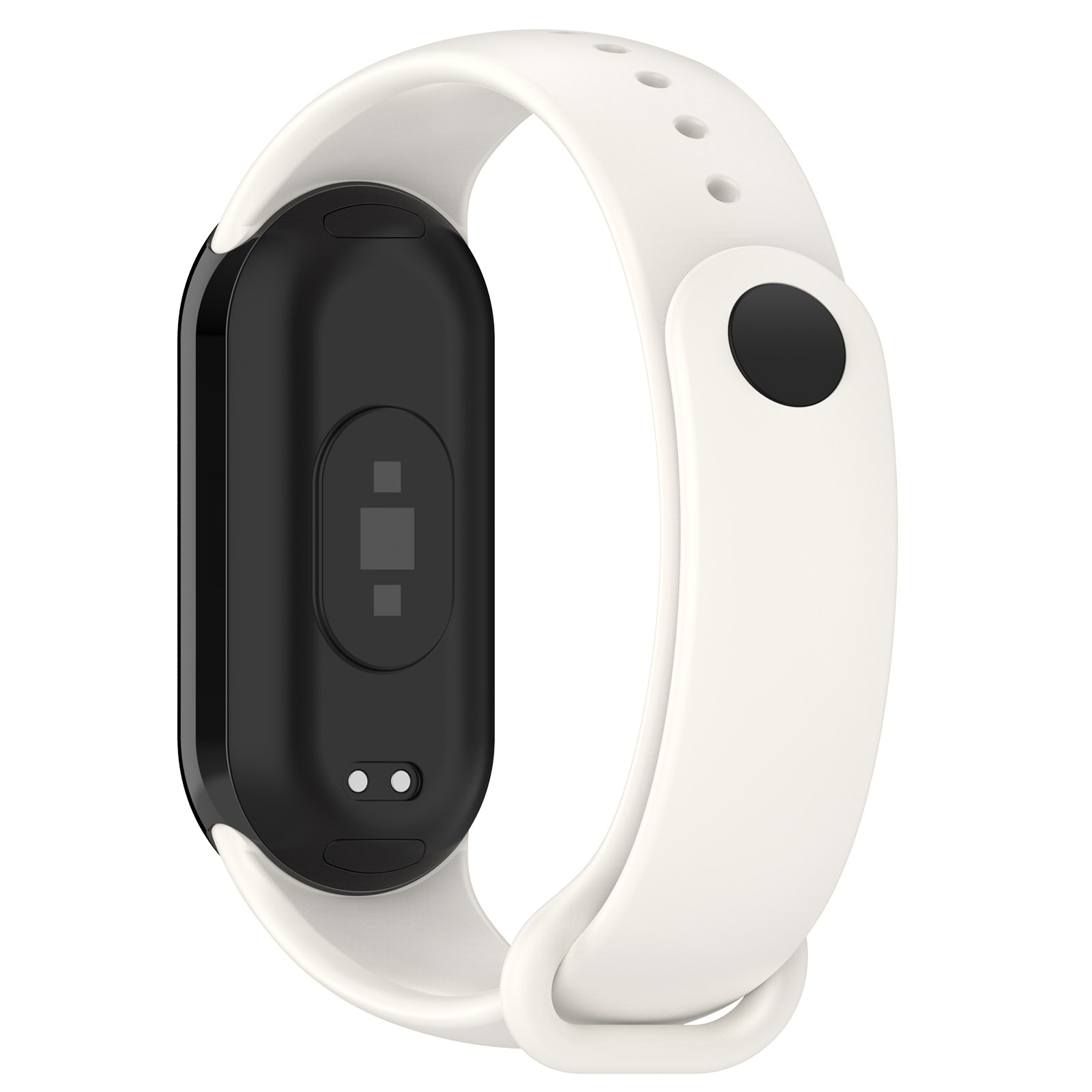 Brățara din silicon Bizon Strap Watch Silicone prezentată din spate