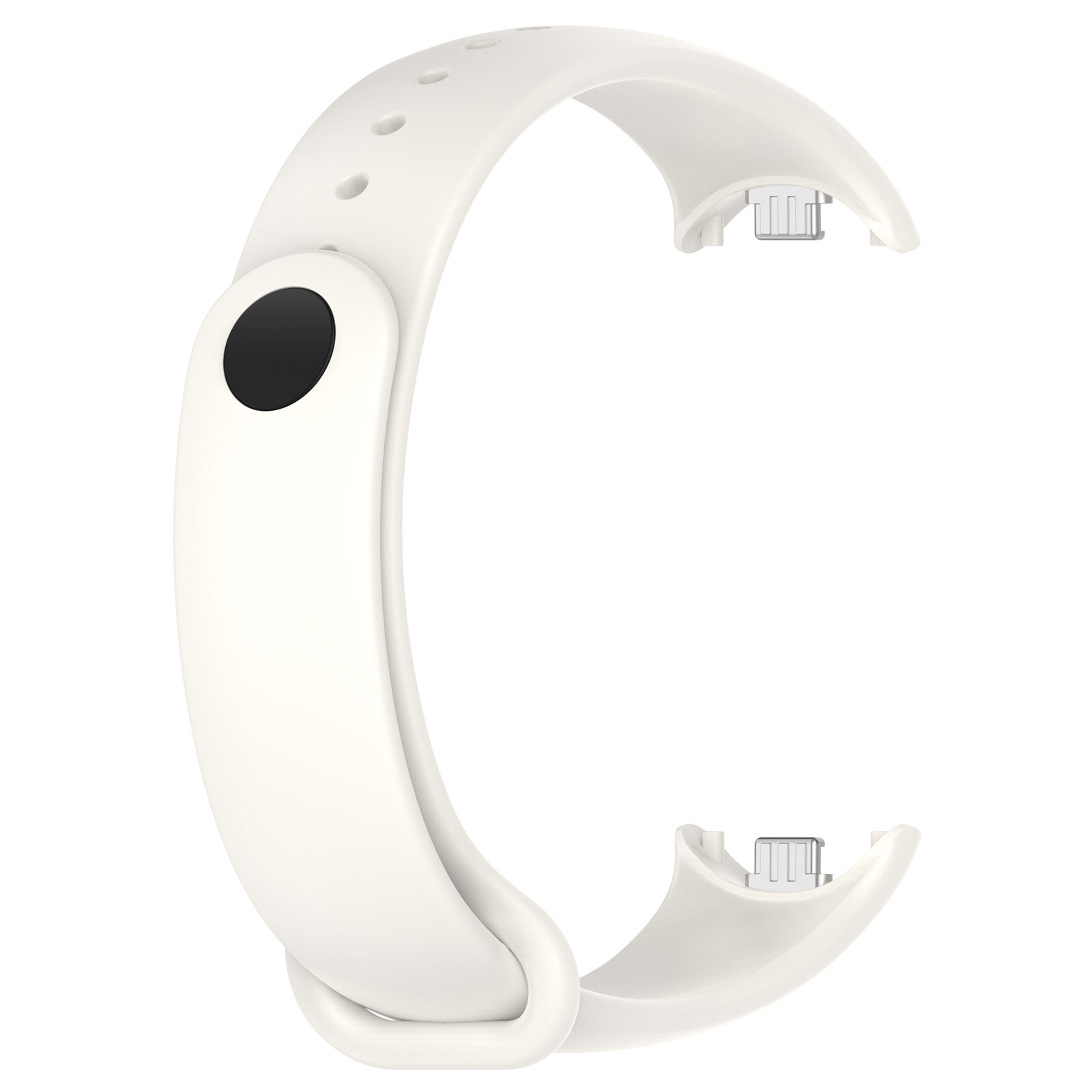 Îmbinările metalice ale brățării din silicon Bizon Strap Watch Silicone
