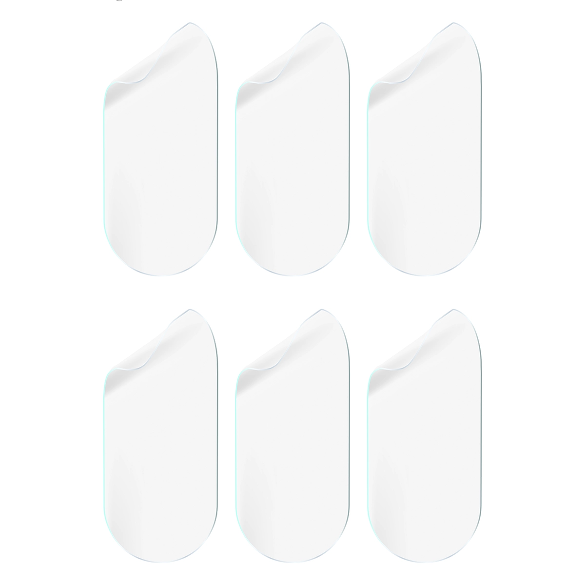 Three pieces of Bizon Watch Film HydroFlex hydrogel film