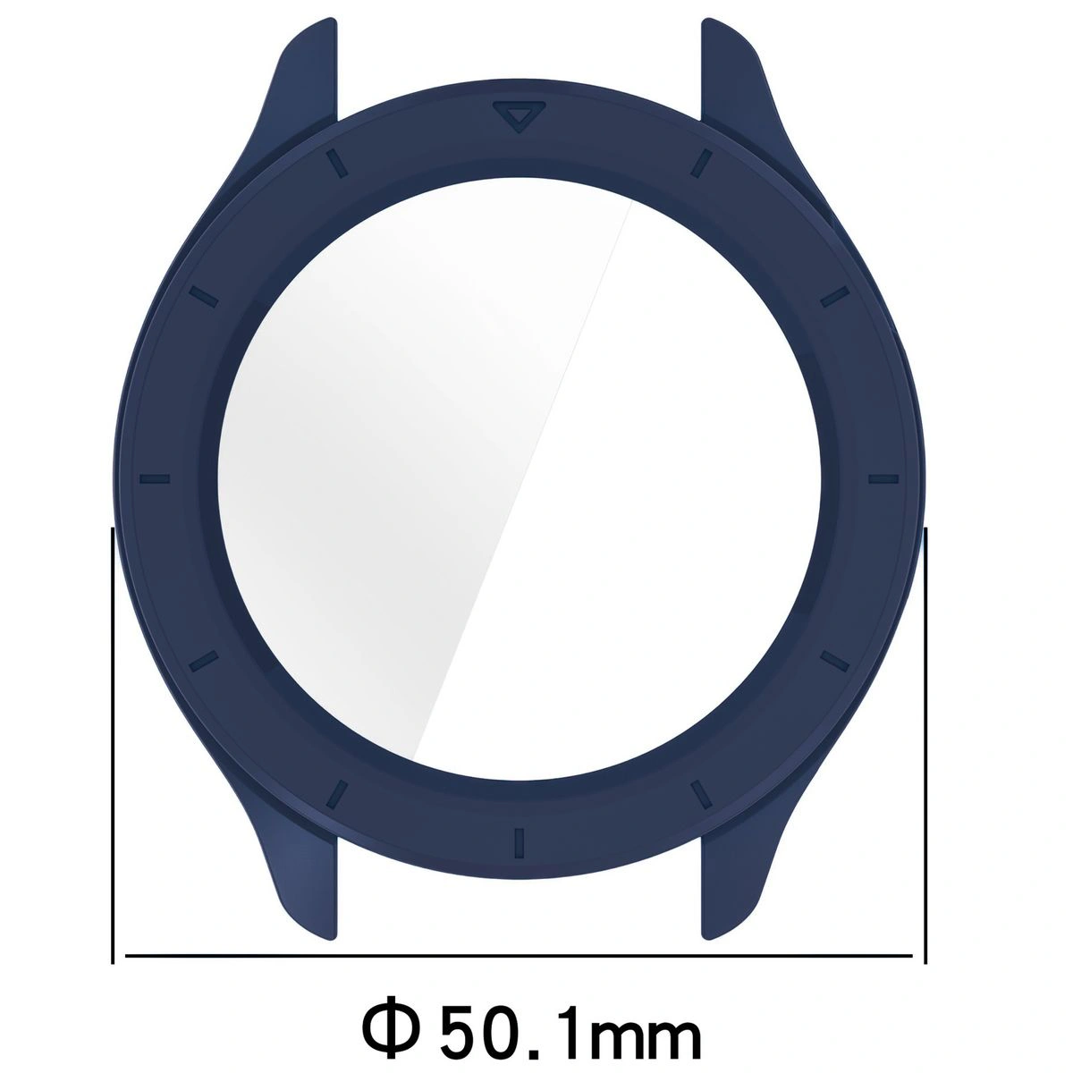 Wymiary etui Bizon Case+Glass Watch do Xiaomi Watch S4