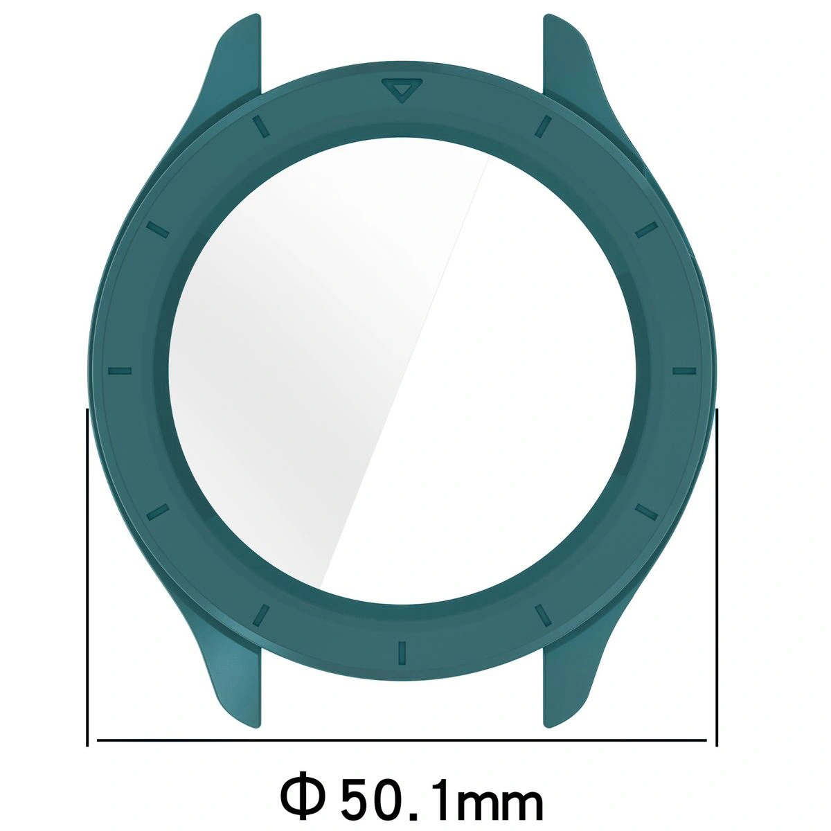 Wymiary etui Bizon Case+Glass Watch do Xiaomi Watch S4