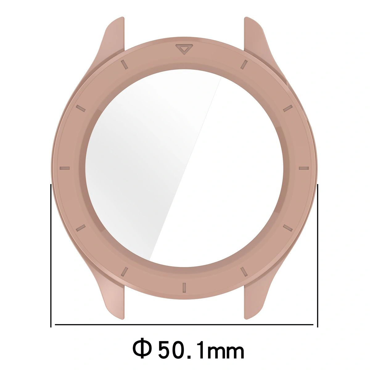 Wymiary etui Bizon Case+Glass Watch do Xiaomi Watch S4