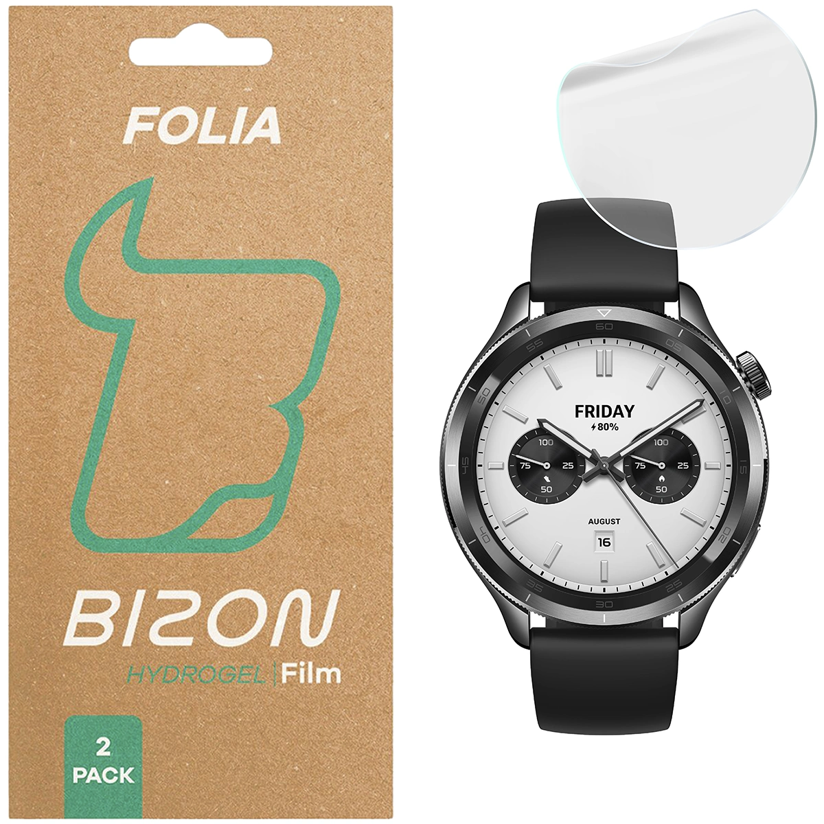 Hydrogel-Folie Bizon Glass Watch Hydrogel für Xiaomi Watch S4!