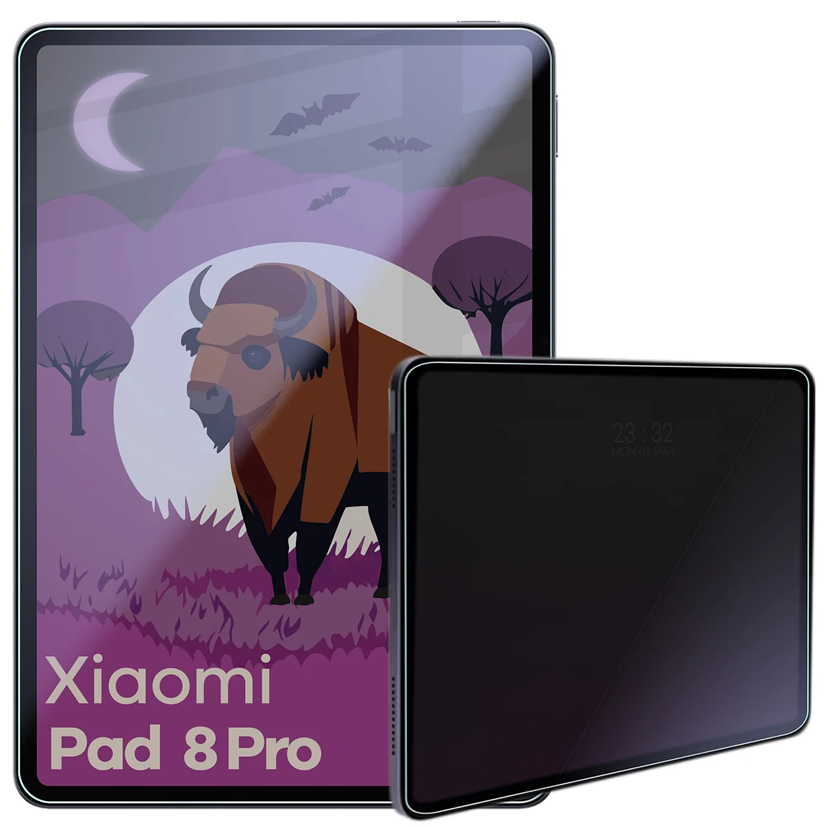 Bizon Tab Hybrid Shadow privacy glass for Xiaomi Pad 8 Pro