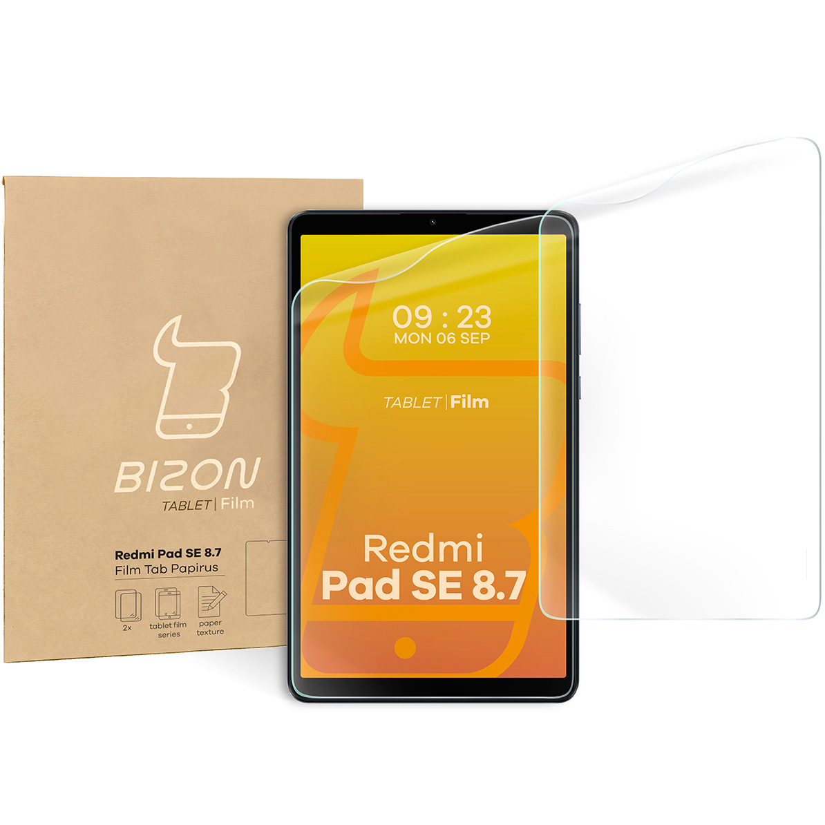 Folia imitująca papier Bizon Film Tab Papirus do Xiaomi Redmi Pad SE 8.7''