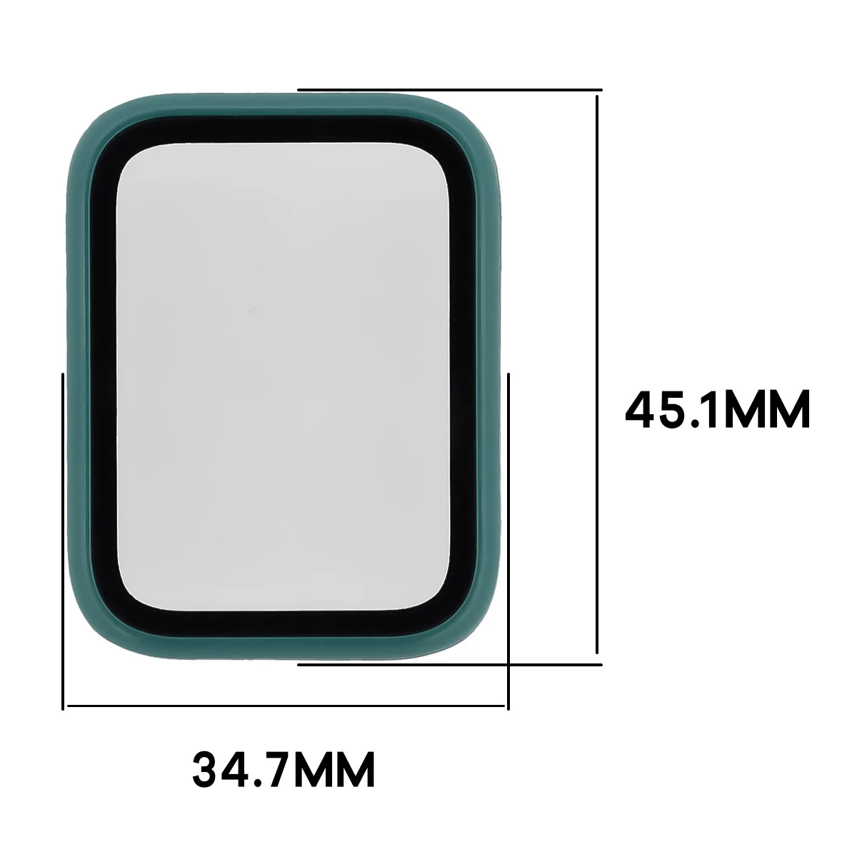Wymiary etui Bizon Case Watch Adamo do Xiaomi Smart Band 10 Pro