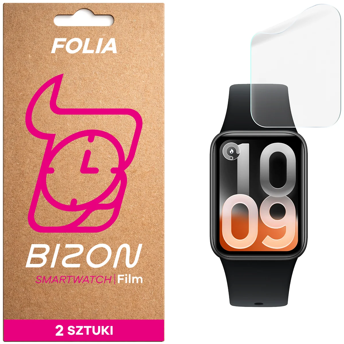 Folia hydrożelowa Bizon Watch Film Hydrogel Duo dla Xiaomi Smart Band 10 Pro!