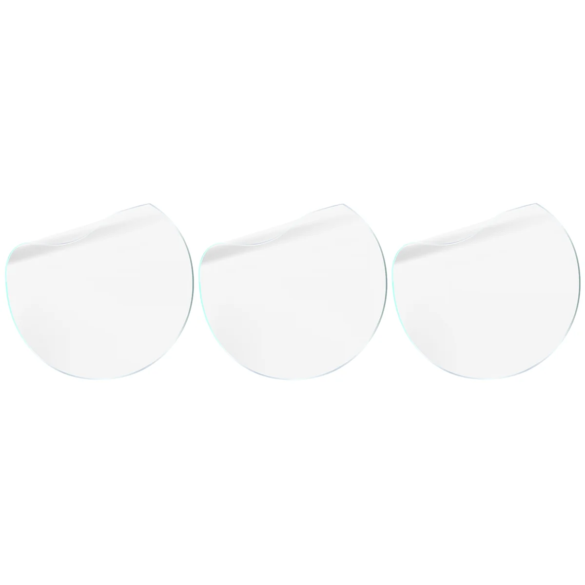 Three pieces of Bizon Watch Film HydroFlex hydrogel film
