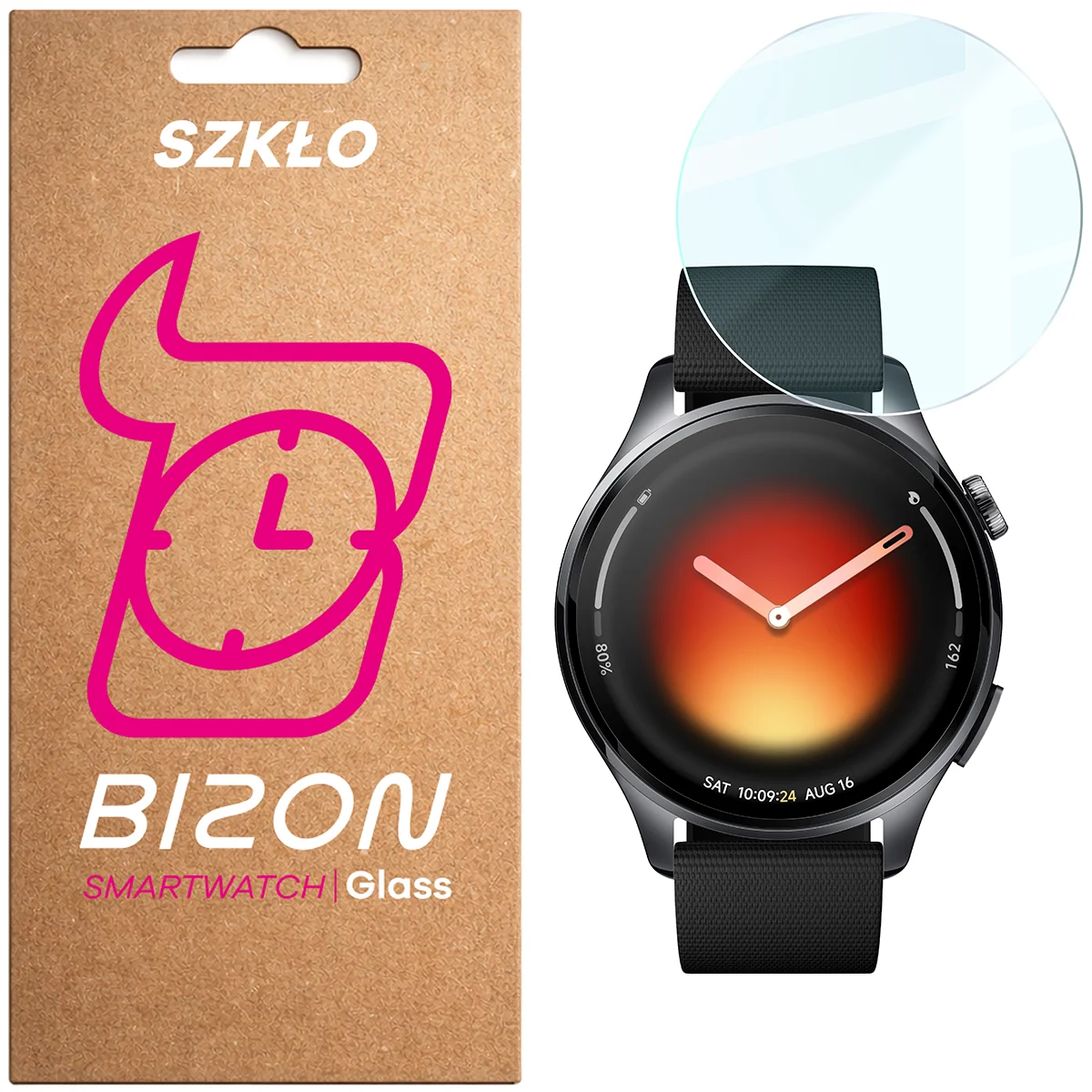 Szkło hartowane na ekran Bizon Glass Watch Clear do Xiaomi Watch 5