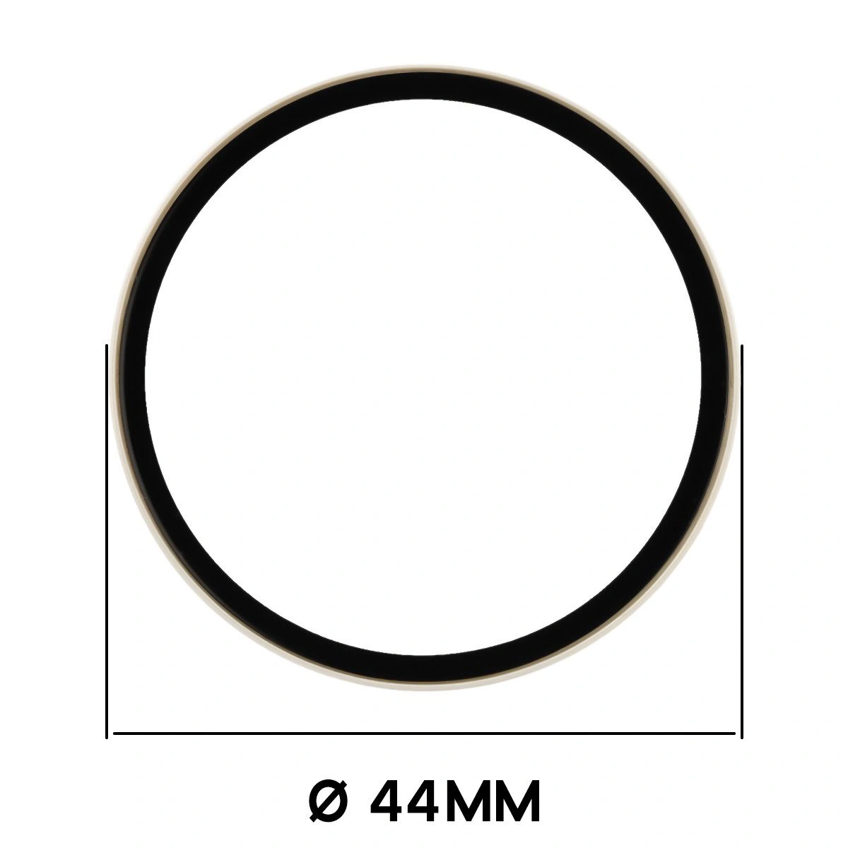 Maße der Hülle Bizon Case+Glass Watch für Huawei Watch GT6 46 mm